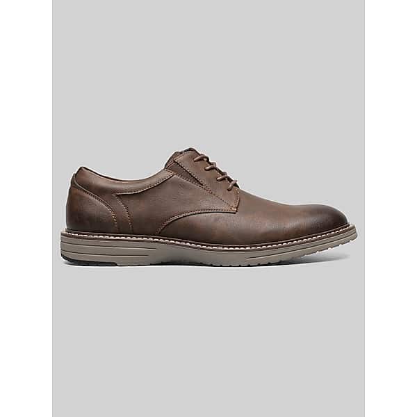 Nunn Bush Men's Gates Plain Toe Oxfords Brown - Size: 7 D-Width