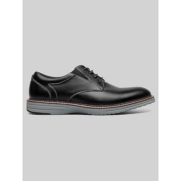 Nunn Bush Men's Gates Plain Toe Oxfords Black Multi - Size: 7 D-Width