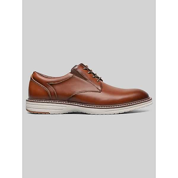 Nunn Bush Men's Gates Plain Toe Oxfords Cognac - Size: 11.5 D-Width