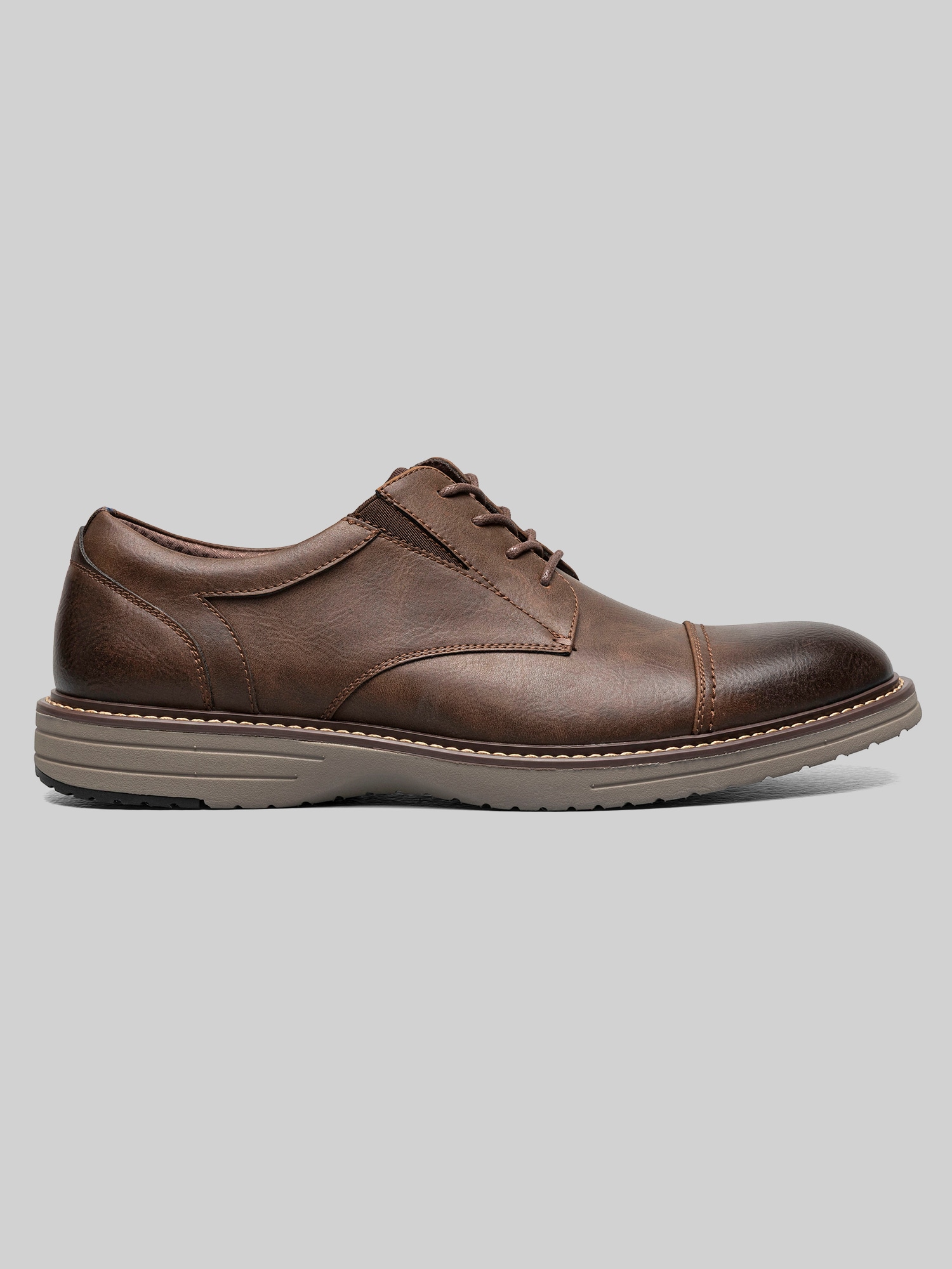 Nunn Bush Gates Cap Toe Oxfords, Brown | Dress Shoes | Men's Wearhouse