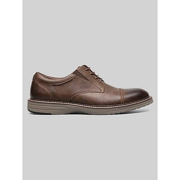 Nunn Bush Men's Gates Cap Toe Oxfords Brown - Size: 7 D-Width