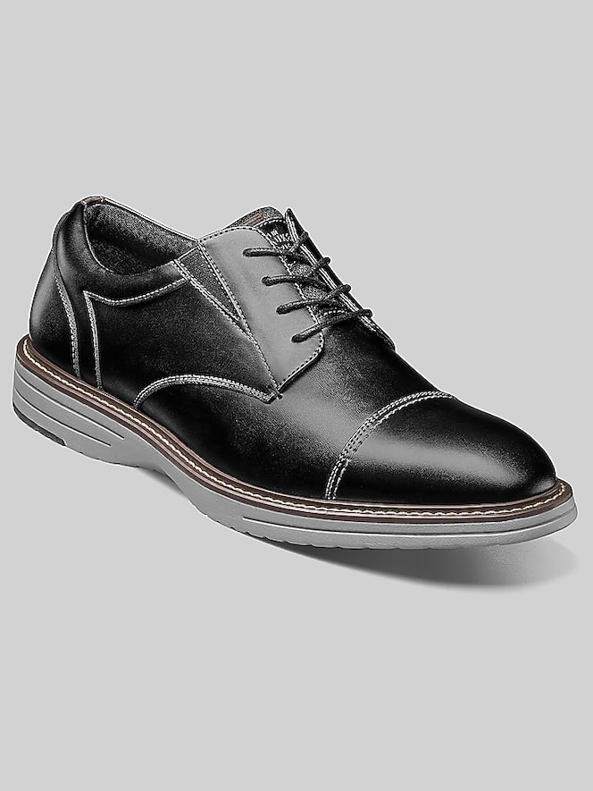Nunn Bush Gates Cap Toe Oxfords, Black Multi - Image 2 of 8