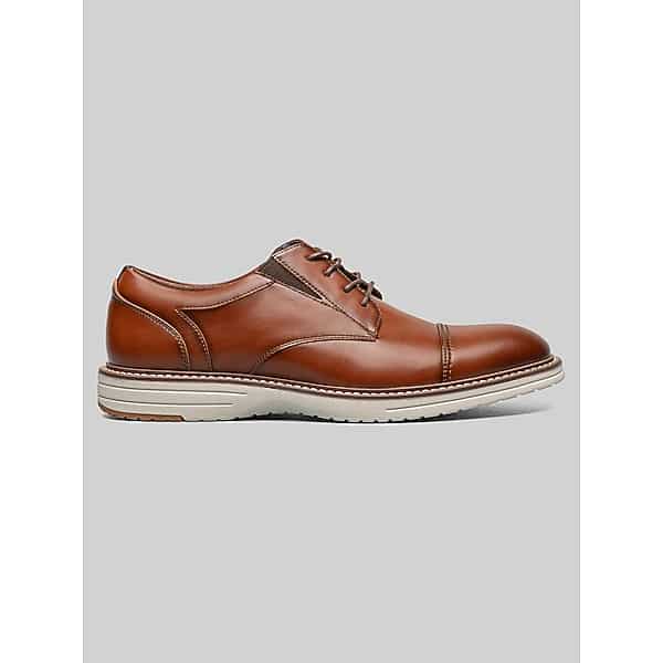 Nunn Bush Men's Gates Cap Toe Oxfords Cognac - Size: 10 D-Width