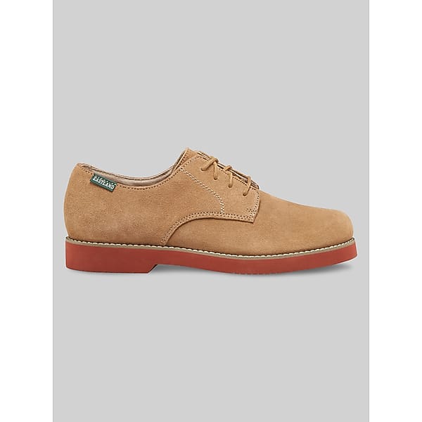 Eastland Men's Buck Plain Toe Oxfords Taupe Suede - Size: 11 D-Width