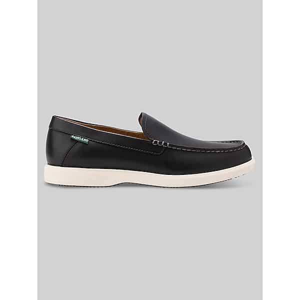 Eastland Men's Scarborough Leather Moc Toe Slip On Black - Size: 8 D-Width