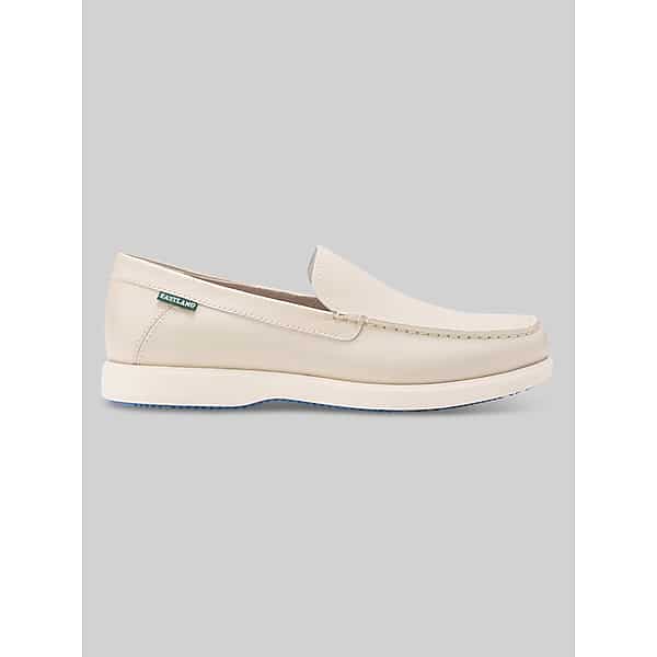 Eastland Men's Scarborough Leather Moc Toe Slip On Ivory - Size: 12 D-Width
