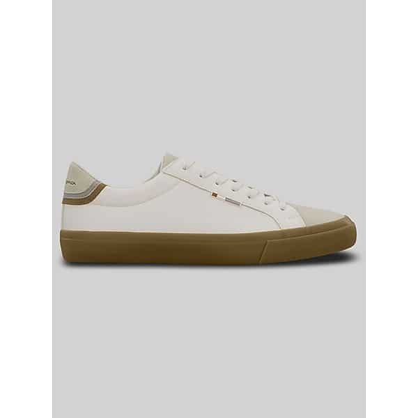 Ben Sherman Men's Pepper Sneakers White/Lt Grey/Sand/Tan Gum - Size: 11 D-Width