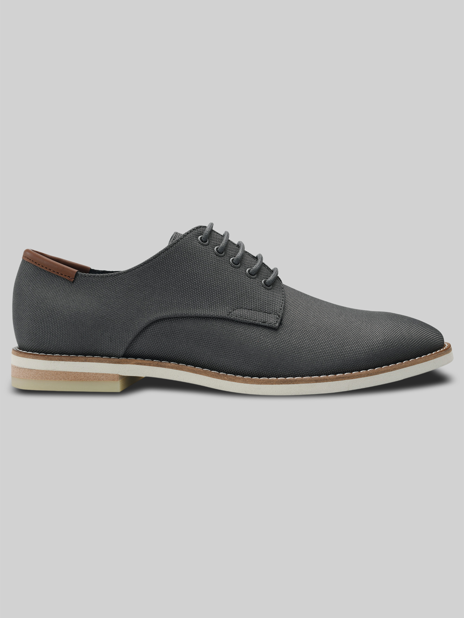 Calvin Klein Adeso Lace Up Dress Oxford, Dark Grey - Gray | Dress Shoes |  Men's Wearhouse