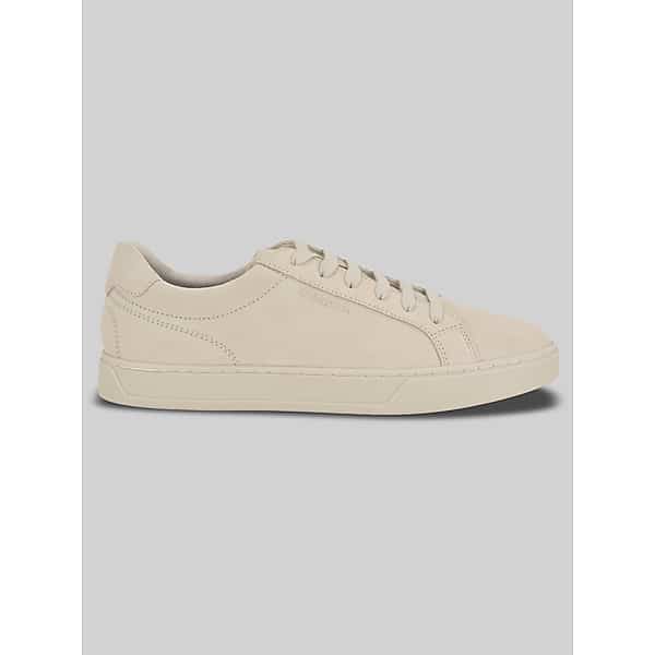 Calvin Klein Men's Hafkel Casual Sneakers Ivory Suede - Size: 8 1/2 D-Width