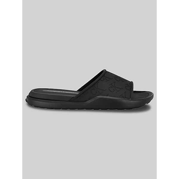 Calvin Klein Men's Meiiny Casual Slides Black - Size: 8 D-Width