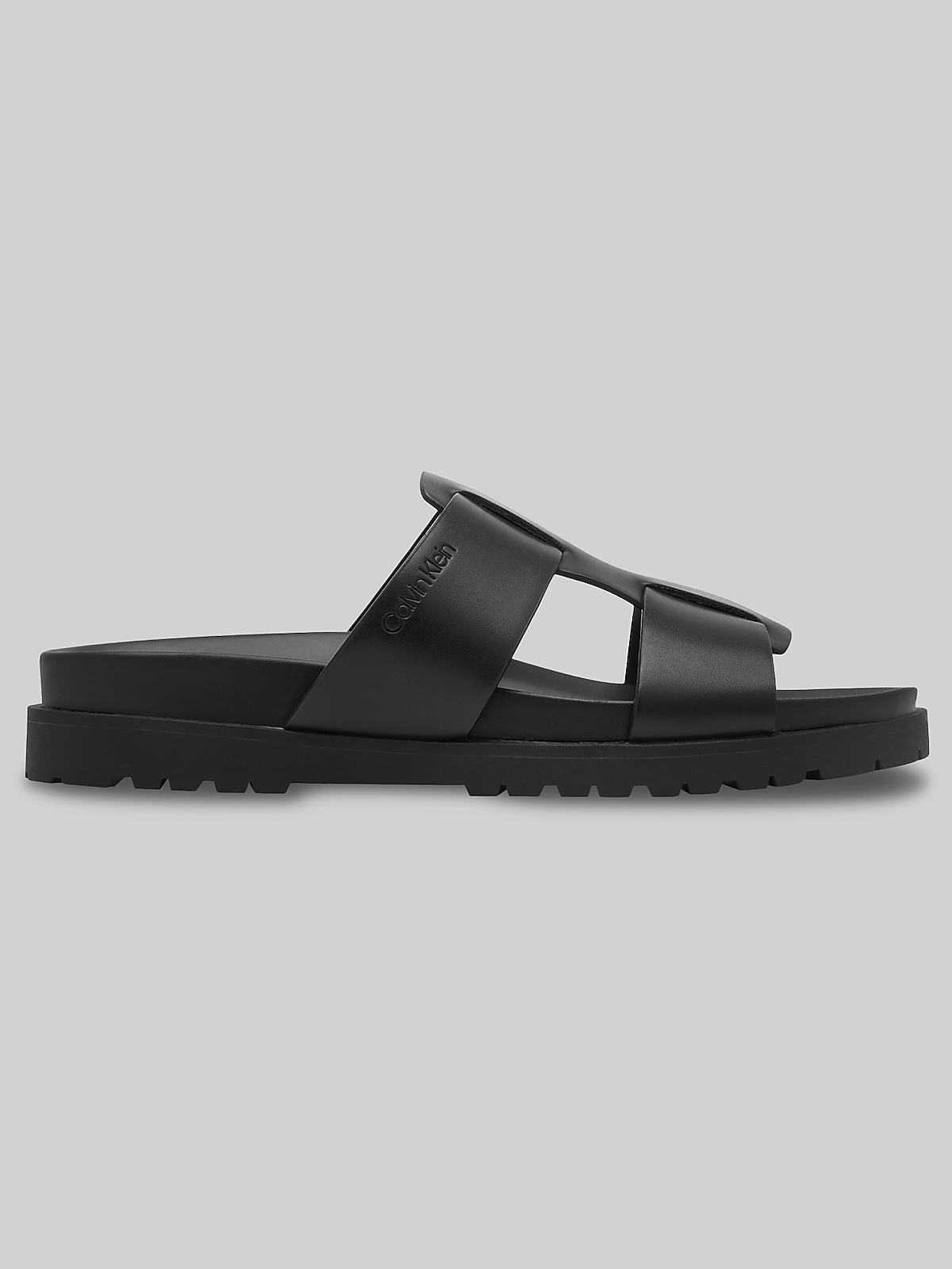 Calvin Klein Rolinde Slip-On Casual Slides, Black - Size: 7 