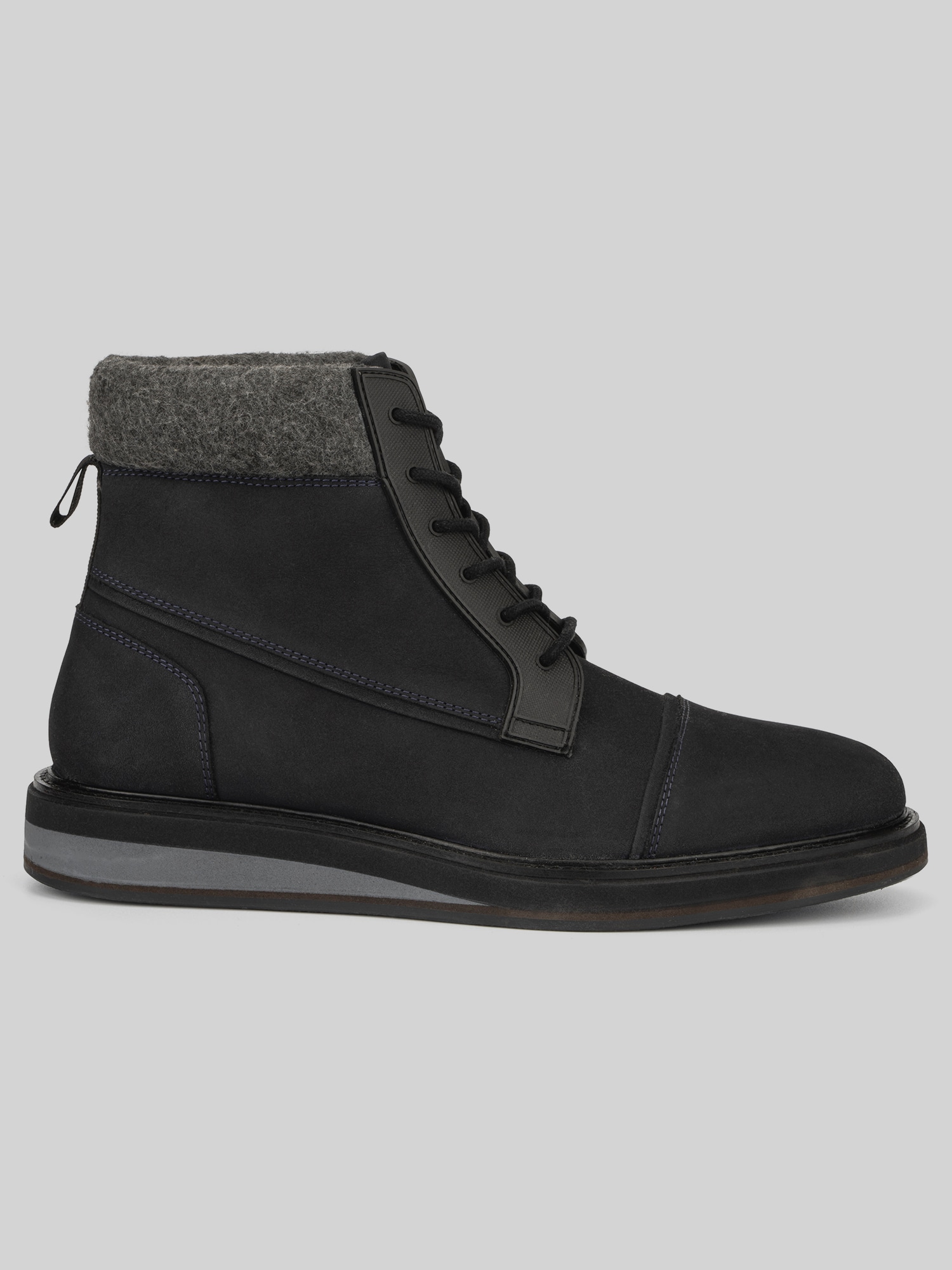 Stone Plain Toe Boots