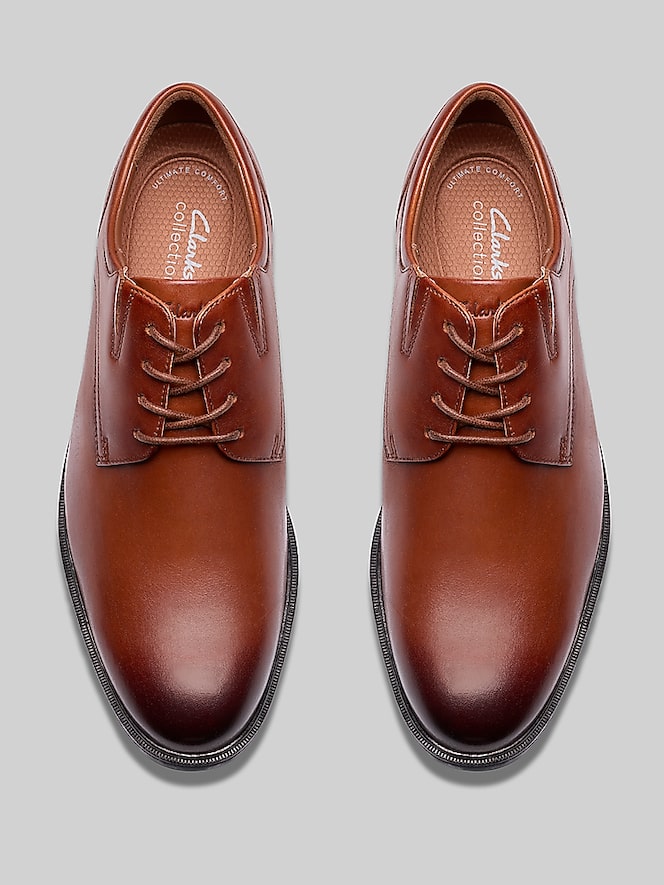 Clarks Steadwell Lace Up Oxfords, Dark Tan - Image 4 of 5