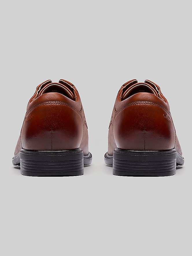 Clarks Steadwell Lace Up Oxfords, Dark Tan - Image 5 of 5