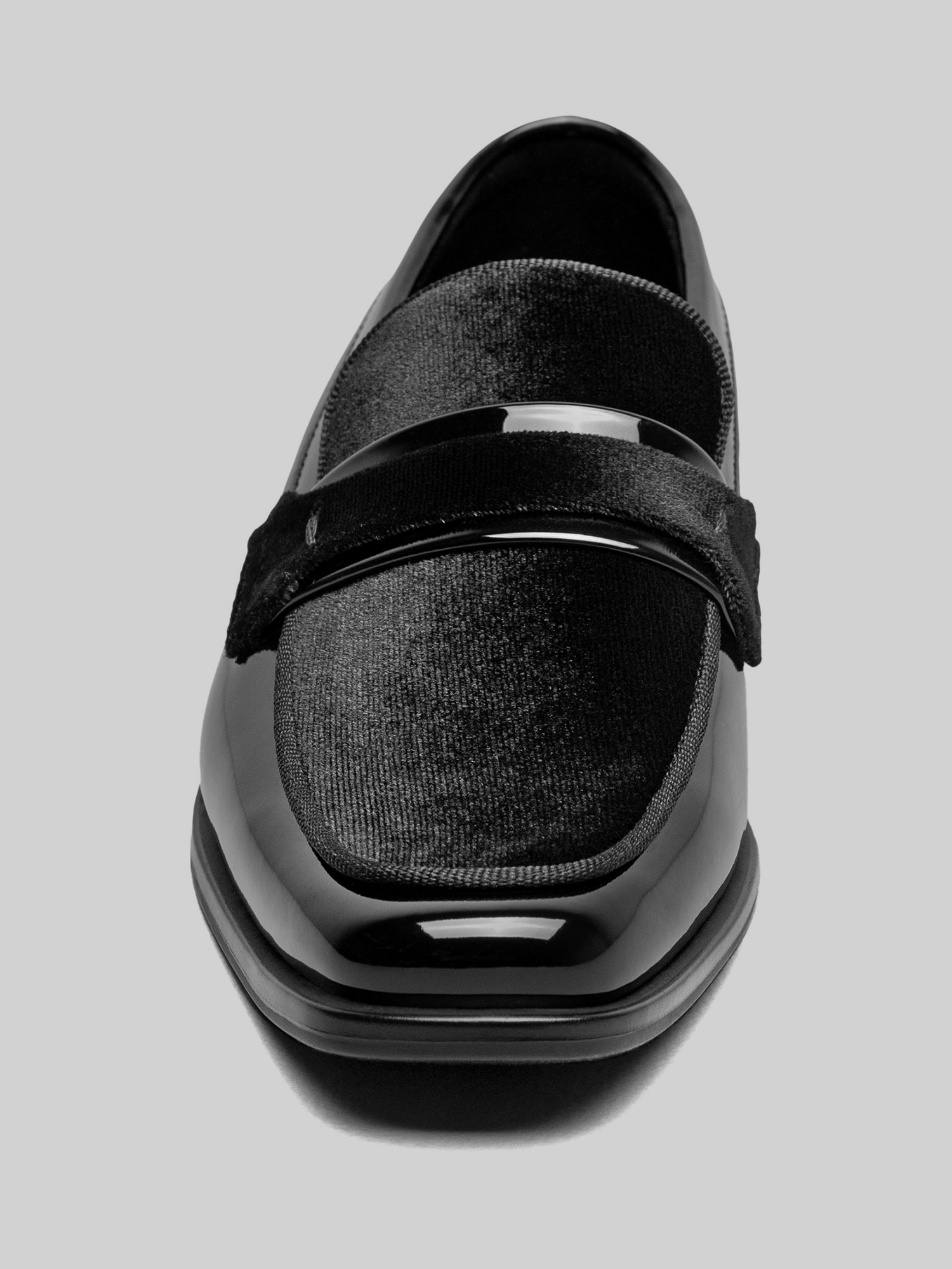 Spratley Boys Moc Toe Saddle Slip On Loafers