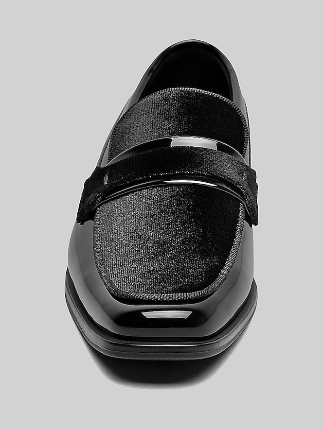 Stacy Adams Spratley Moc Toe Saddle Slip On Loafers