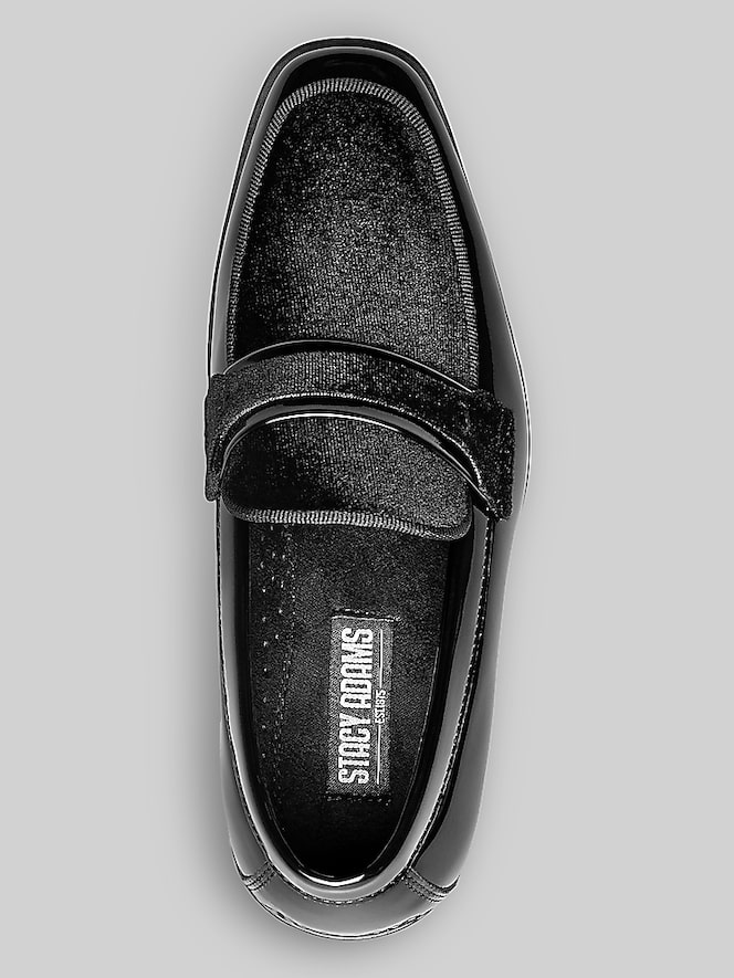 Stacy Adams Spratley Moc Toe Saddle Slip On Loafers