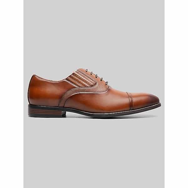 Stacy Adams Men's Lucas Cap Toe Oxford Cognac - Size: 7 D-Width