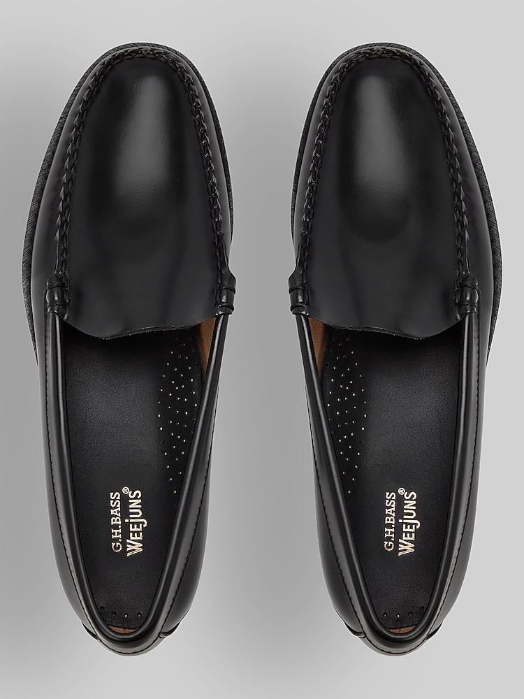 G.H.BASS Larson Venetian Weejuns Loafers, Black - Size: 13 | Dress