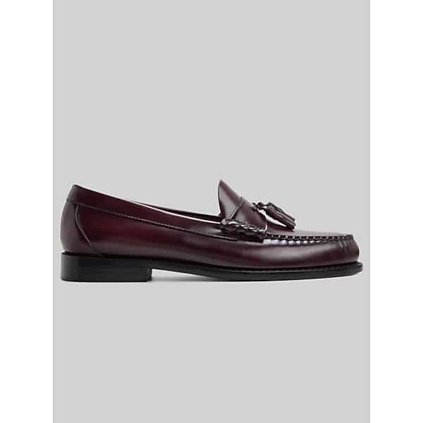 G.H.BASS Men's Lennox Weejuns Tassel Loafer Purple Wine - Size: 10.5 D-Width