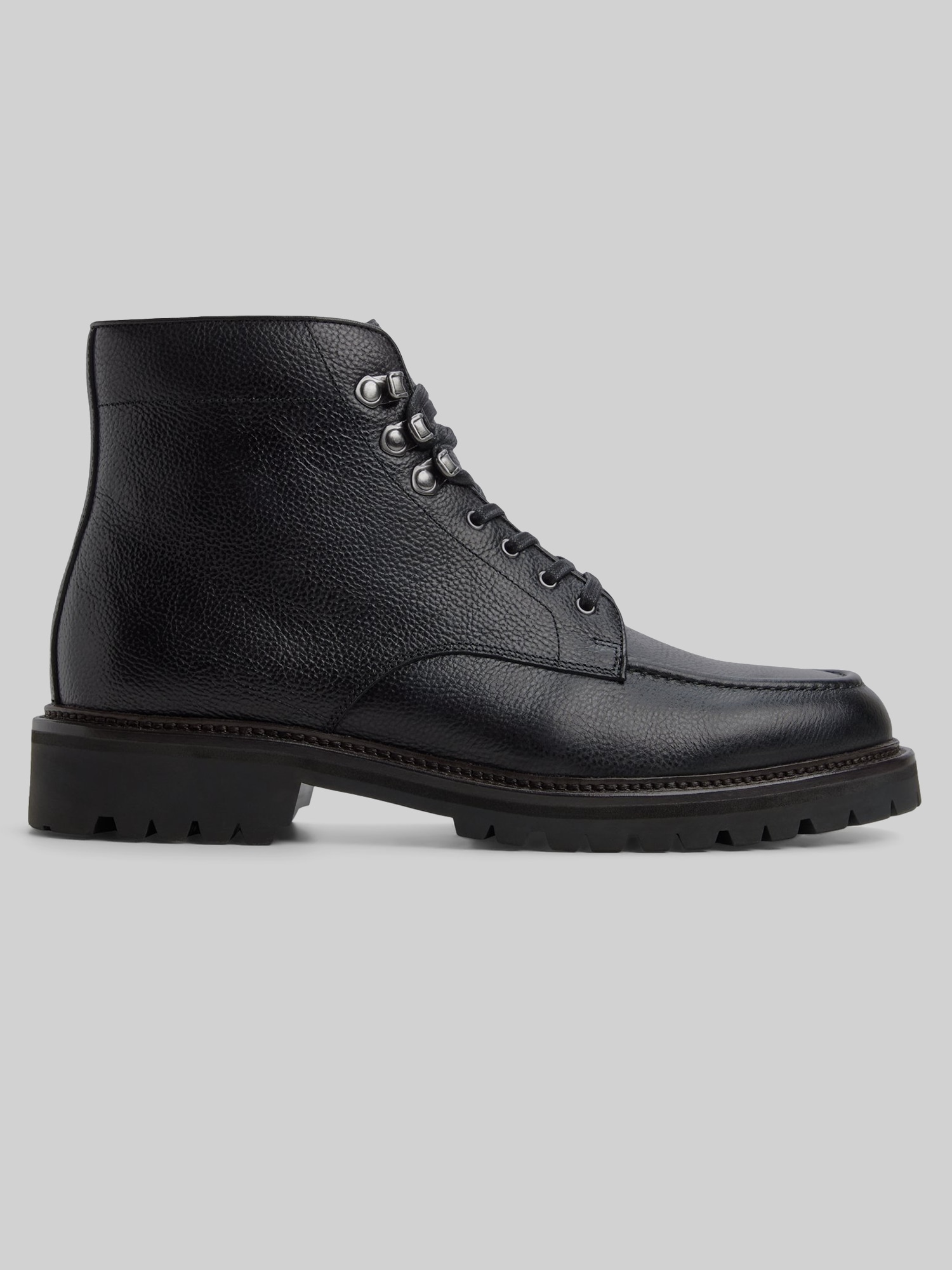 1876 Huntsman Lace-Up Moc Toe Boots