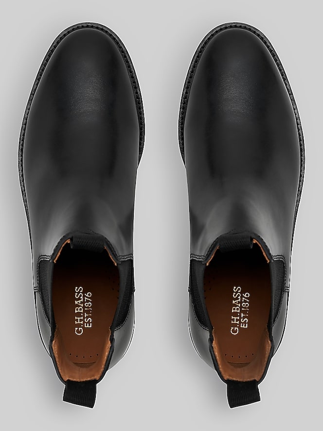 G.H.BASS Creswell Chelsea Plain Toe Boots