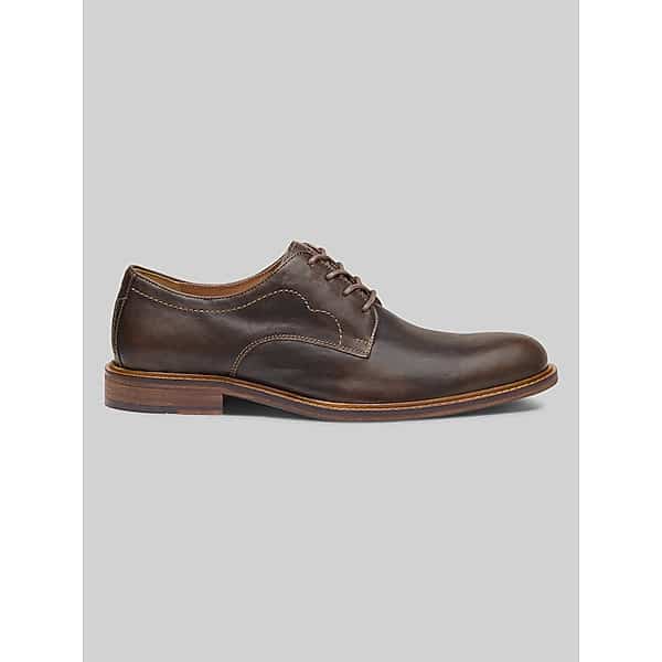 Johnston & Murphy Men's Ripley Plain Toe Oxfords Dark Brown - Size: 11.5 D-Width