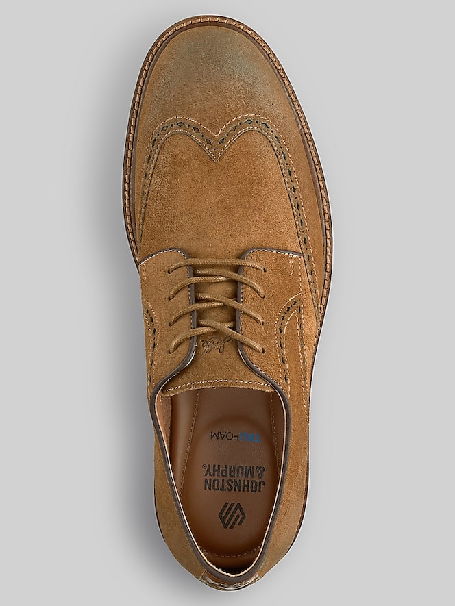 Johnston &Amp; Murphy Ripley Wingtip Lace-Up Oxford, Snuff - Image 4 of 7