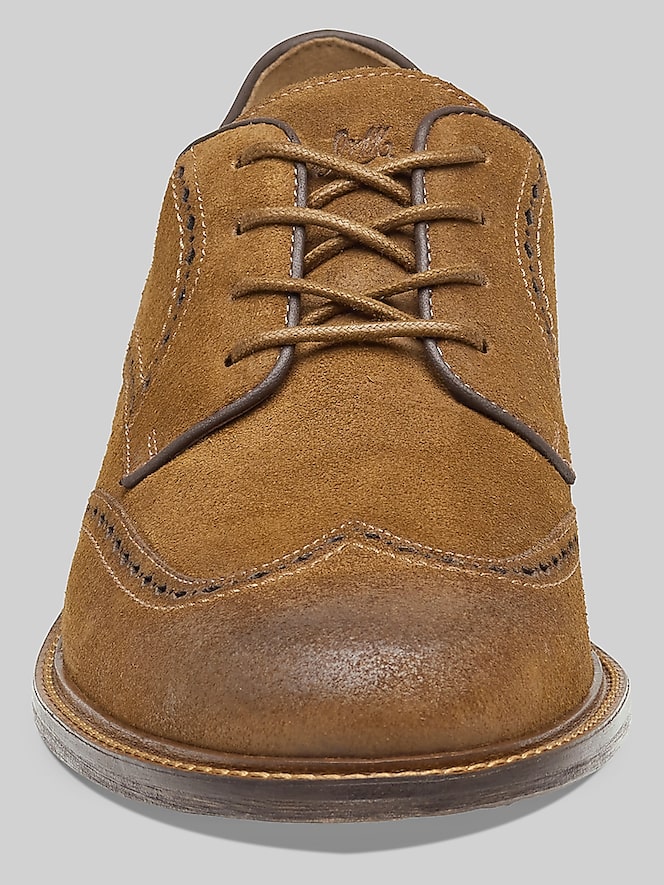 Johnston &Amp; Murphy Ripley Wingtip Lace-Up Oxford, Snuff - Image 6 of 7