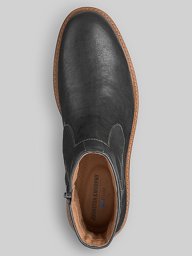 Johnston &Amp; Murphy Ripley Inside Zip Plain Toe Boot