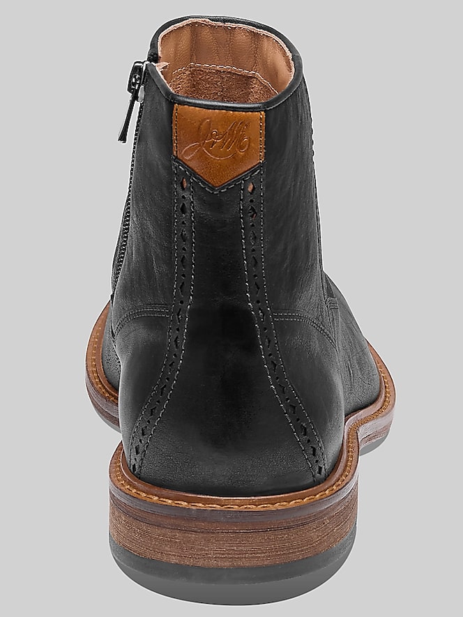 Johnston &Amp; Murphy Ripley Inside Zip Plain Toe Boot