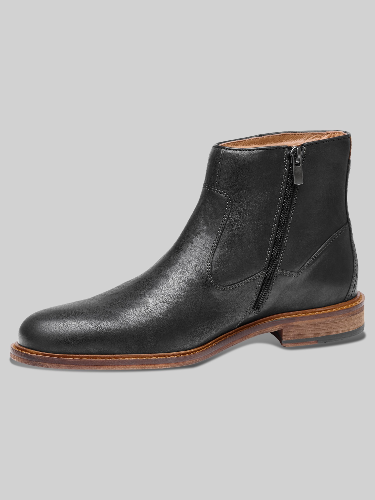 Ripley Inside Zip Plain Toe Boot
