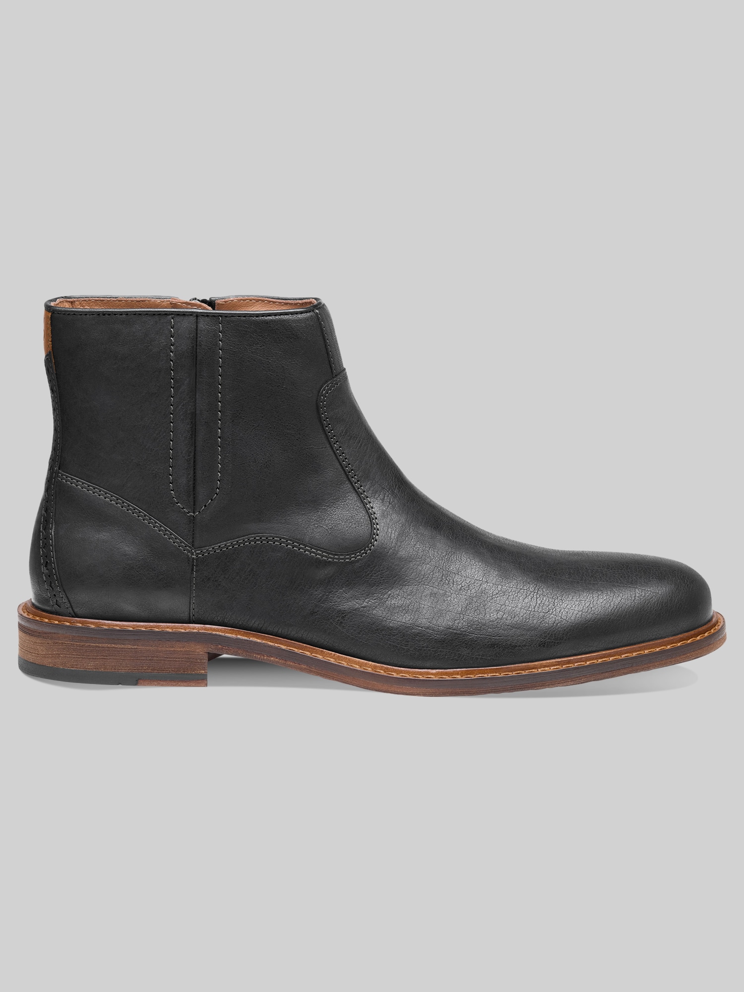 Ripley Inside Zip Plain Toe Boot