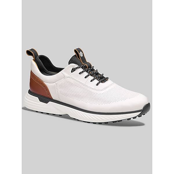 Johnston & Murphy Men's HX1-Luxe Hybrid Sneakers White - Size: 8 1/2 D-Width
