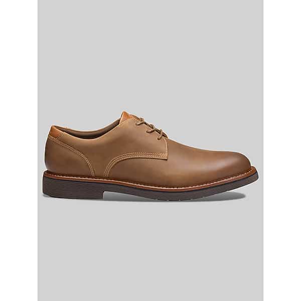 Johnston & Murphy Men's Tyson Plain Toe Oxfords Brown - Size: 8.5 D-Width