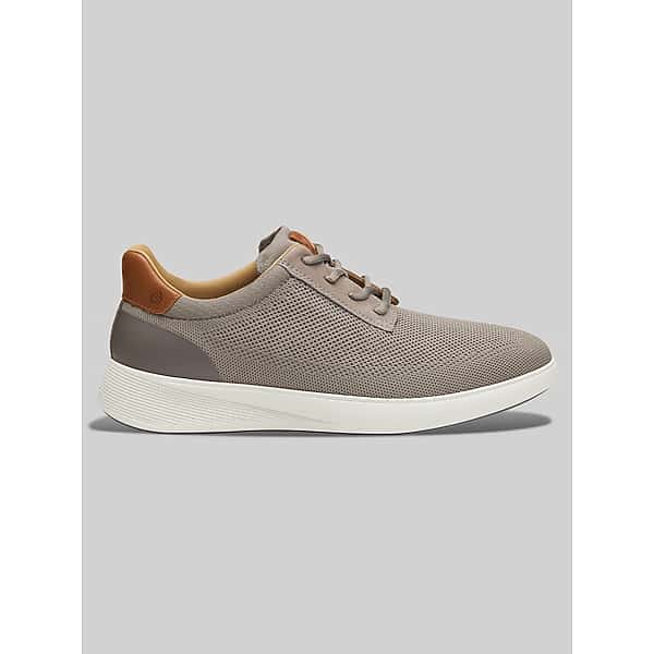 Johnston & Murphy Men's Ackerson Knit Plain Toe Sneakers Gray - Size: 15 D-Width