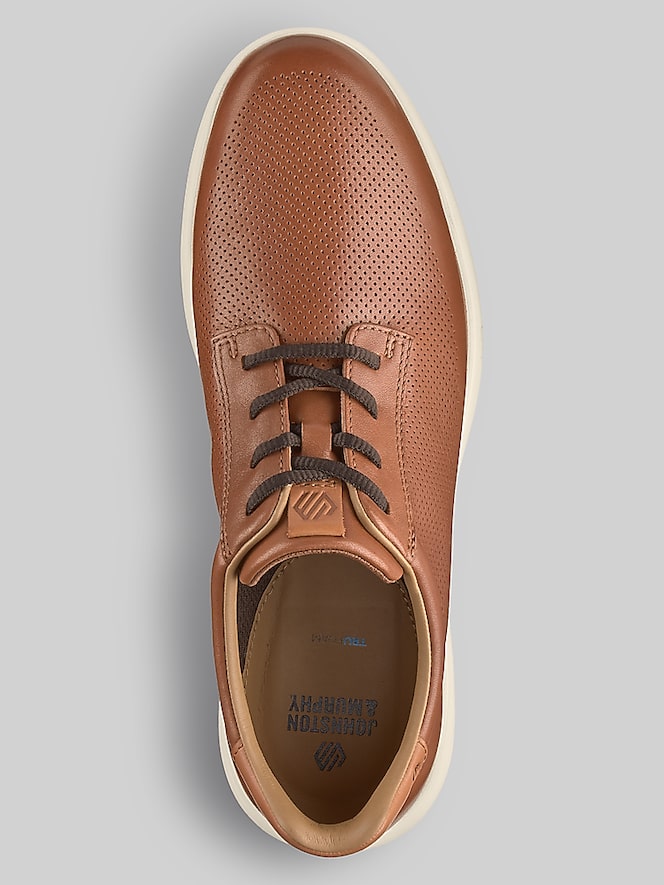 Johnston &Amp; Murphy Ackerson Perforated Plain Toe Sneaker, Tan - Image 4 of 7