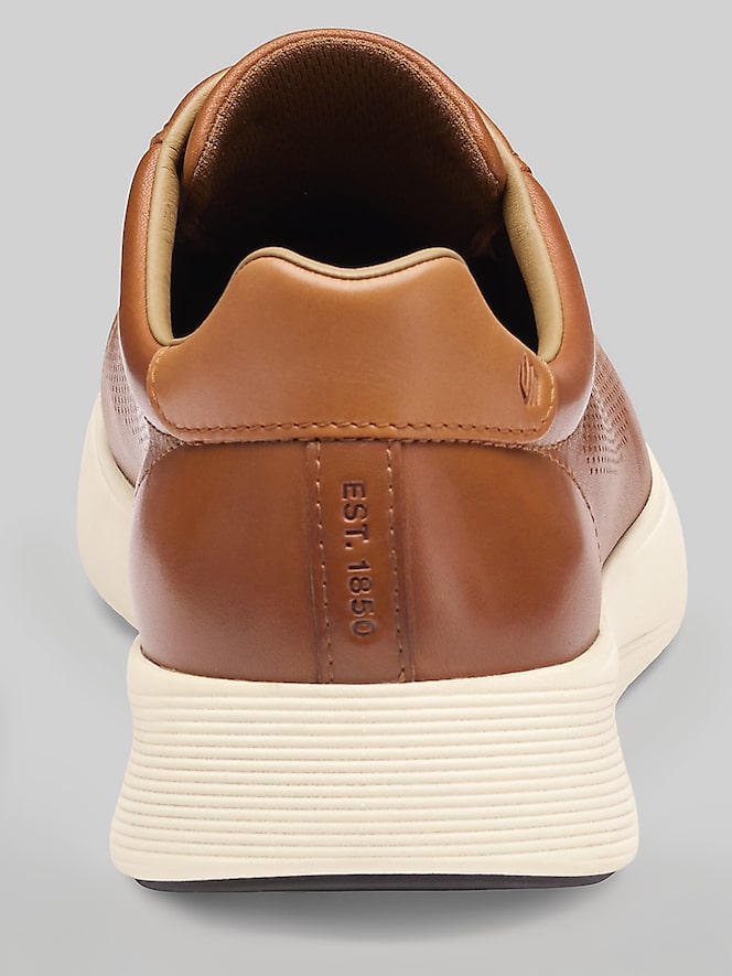 Johnston &Amp; Murphy Ackerson Perforated Plain Toe Sneaker, Tan - Image 5 of 7
