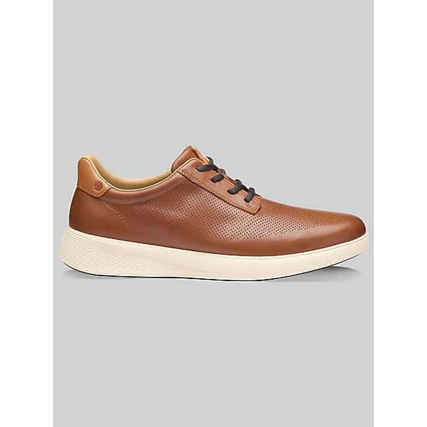 Johnston & Murphy Men's Ackerson Perforated Plain Toe Sneaker Tan - Size: 9 D-Width