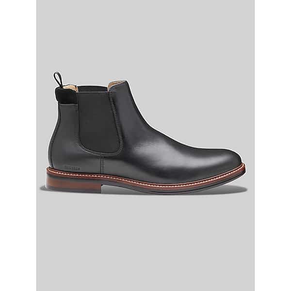 Johnston & Murphy Men's XC4 Durham Chelsea Boots Black Leather - Size: 10 D-Width