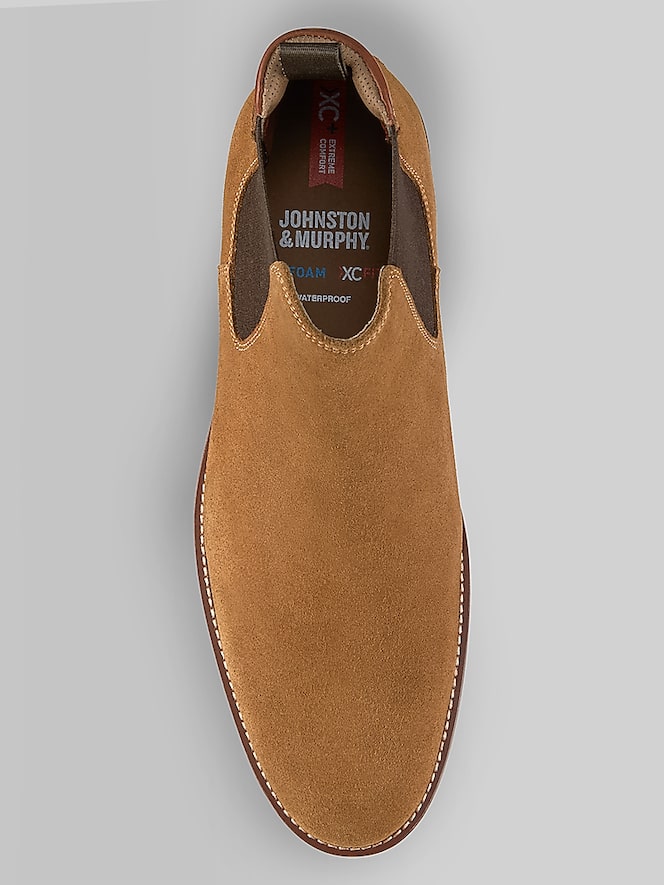 Johnston &Amp; Murphy XC4 Durham Chelsea Boots, Snuff Suede - Image 4 of 7