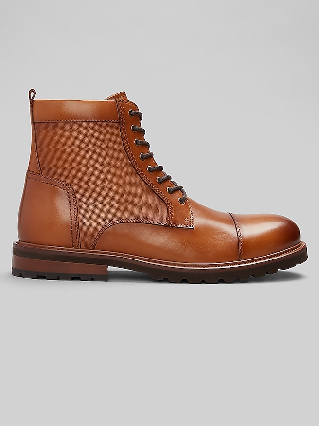 La Milano La Milano Garett Cap Toe Boot Cognac