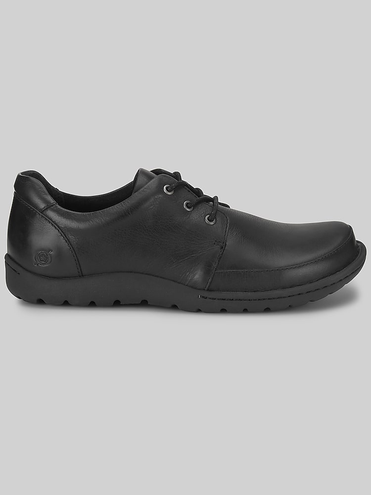 born mens dress shoes Nigel 3-Eye Moc Toe | Black Born Men's Dress Shoes |