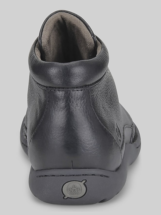 Born Shoes Nigel Plain Toe Lace Up Boots