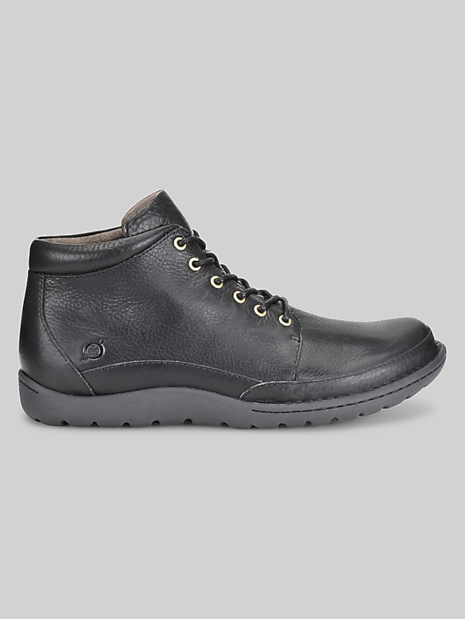 Born Shoes Nigel Plain Toe Lace Up Boots