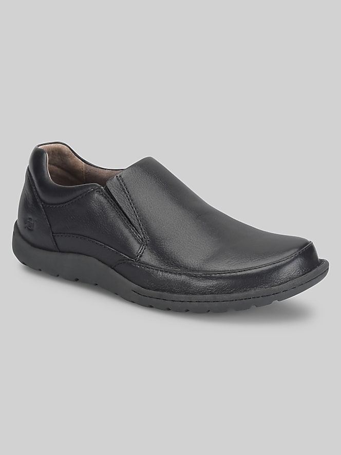 Born Shoes Nigel Plain Toe Slip On Shoes