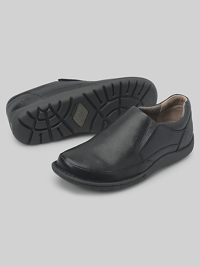Born Shoes Nigel Plain Toe Slip On Shoes