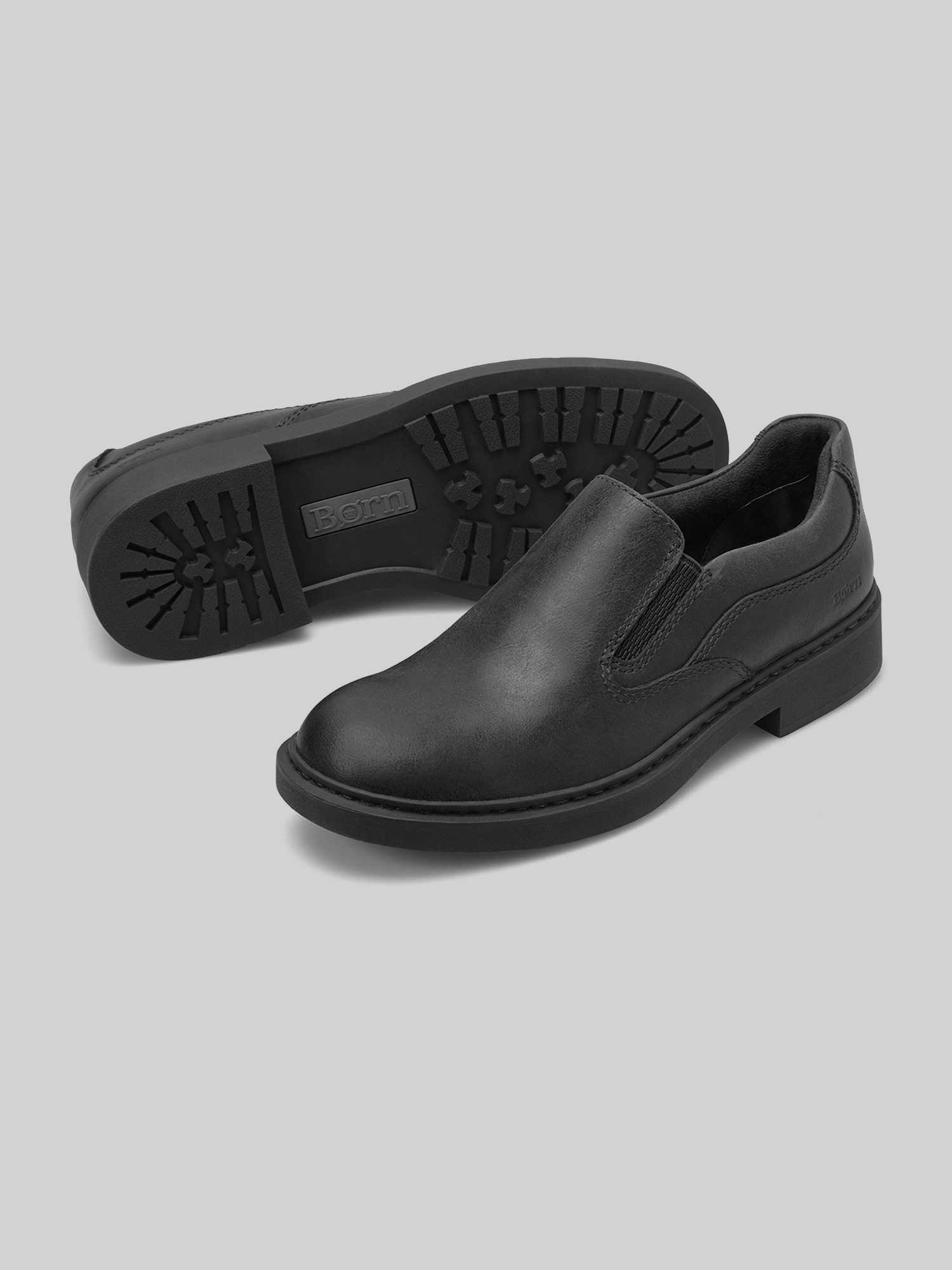 Easton Plain Toe Slip-On Shoes