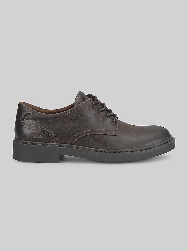 Born Shoes Edwin Plain Toe Oxfords Chocolate