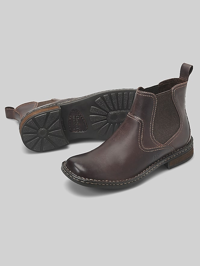 Born Shoes Hemlock Plain Toe Chelsea Boots